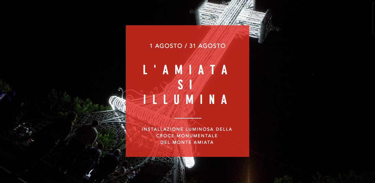 The Amiata lights up