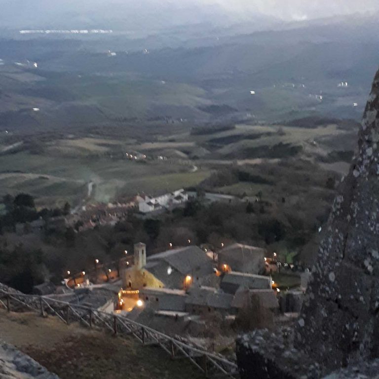 Radicofani seen from the Fortress