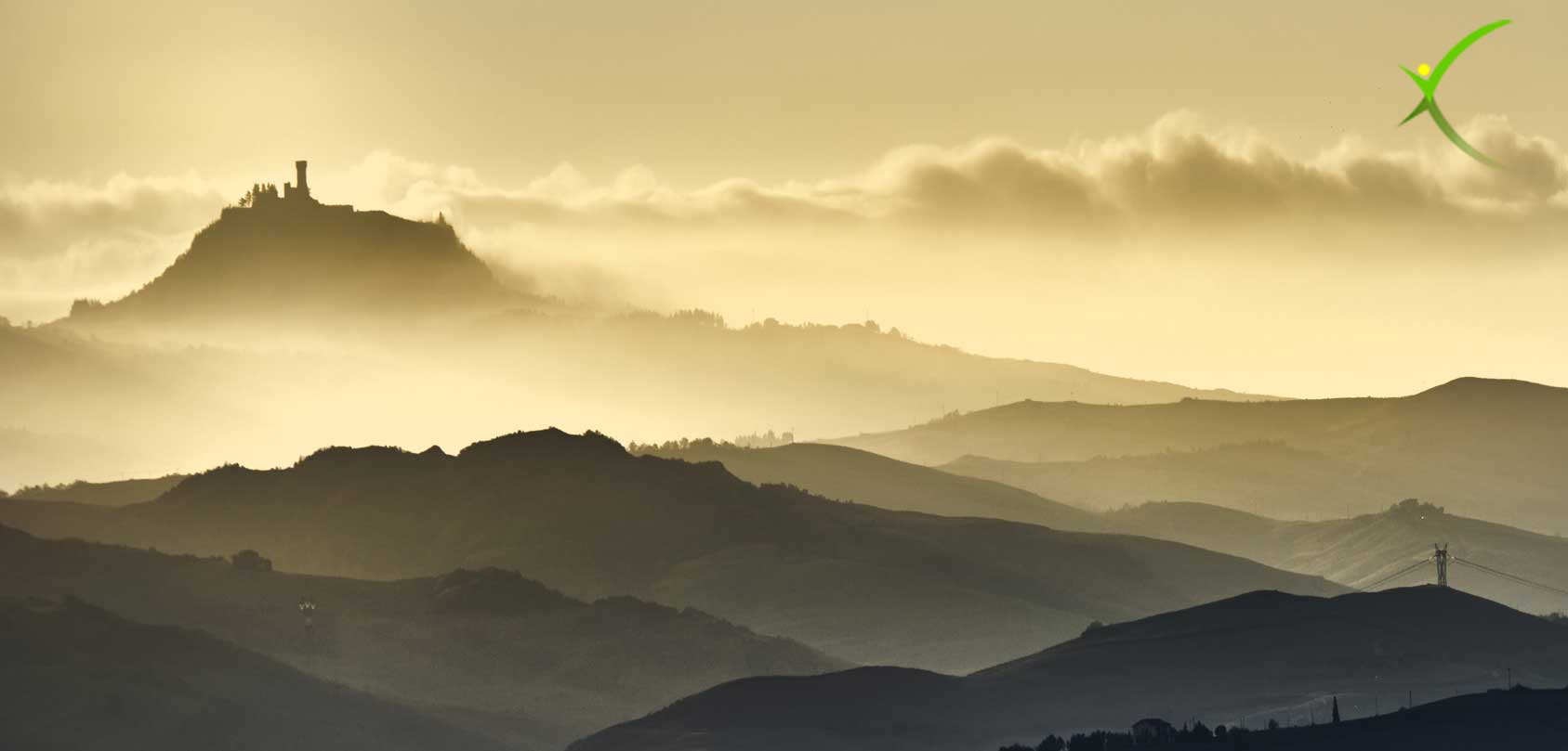 Radicofani tra Amiata e Val d'orcia