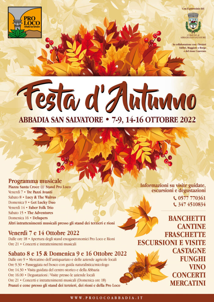 Festa d'autunno, festa della castagna 2022