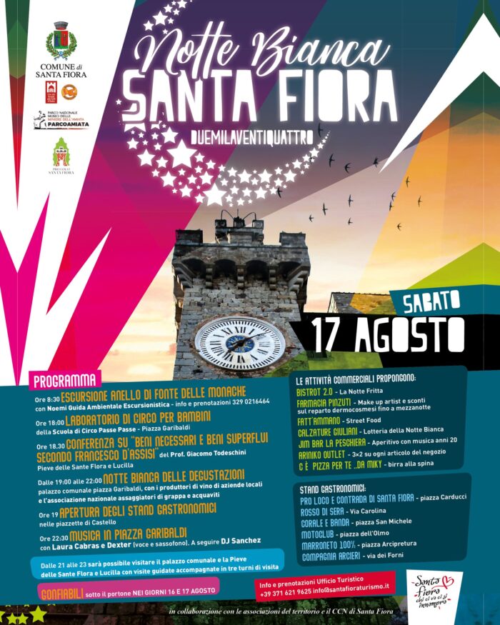 Notte Bianca Santa Fiora 17 Agosto