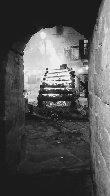 Fiaccola di Natale, nel centro storico