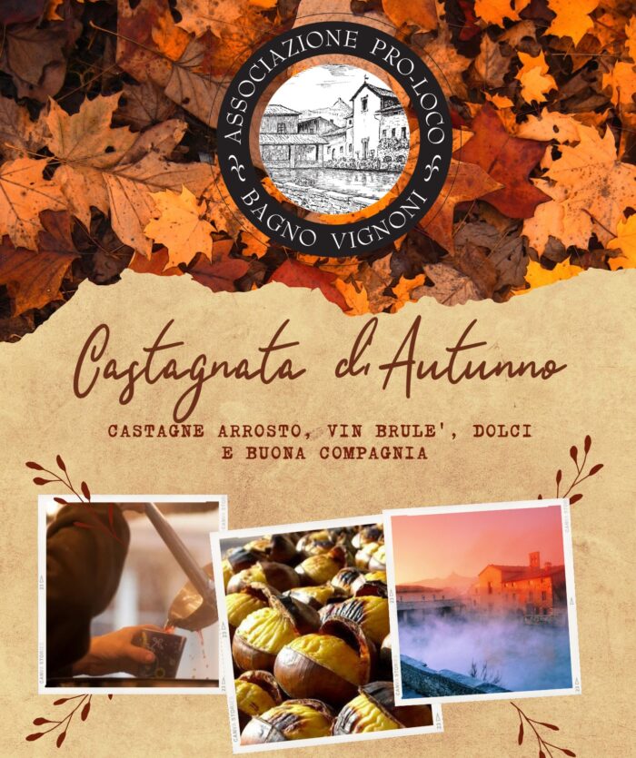 castagnata d'autunno a bagnovignoni la castagnata Bagno Vignoni 2026