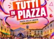 Tutti in piazza San Quirico d'Orcia
